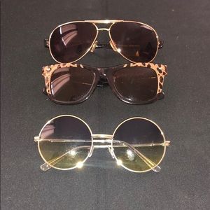 Betsey Johnson, forever 21 sunglasses